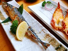 盐烧秋刀鱼-王鼎精致料理铁板烧(世博源店)