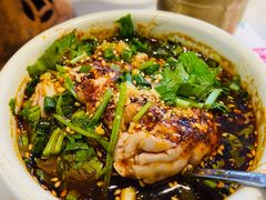 冒脑花-成都你六姐·牛肉冒菜·麻辣香锅(长泰广场店)