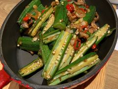 小炒秋葵-小大董·烤鸭(凤凰汇店)