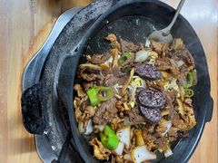 猪牛混炒-朝族高丽火盆(长白山总店)