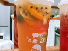 满杯水果绿妍-喜茶(上海兴业太古汇店)
