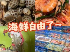 -霞涌市场海鲜摆卖区