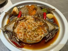 草家招牌酱油蟹-草家酱蟹炭火烤肉店(珲春南路一店)