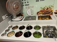 自助调料区-城南老友羊蝎子火锅(花乡奥莱店)