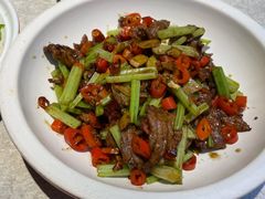 18秒小炒黄牛肉-湘遇长安·湘菜·陕西面(刘家窑店)