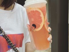 满杯红柚-喜茶(上海兴业太古汇店)