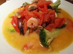 上汤西兰花-绿茶餐厅(华联万柳店)