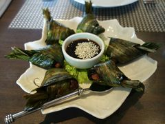 蕉叶炸鸡Ghai&nbsp;Haw&nbsp;Bai&nbsp;Dtoey-Ruen Urai