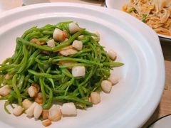 煸青丝炒扇贝柱-味莊·青岛菜(云霄路店)
