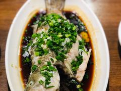 清蒸鲈鱼-胖姐海鲜烧烤大排档(青石桥中街店)