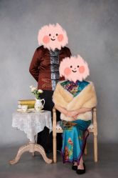 -时光纪亲子全家福照相馆(静安店母女写真父母纪念照)