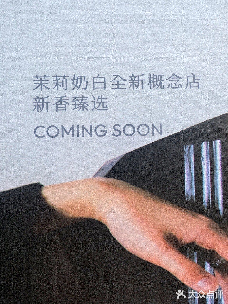 今天路过中洲湾发现茉莉奶白升级了 全新概念店