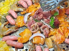 -陈叉子钢盆烤肉(中原万达店)