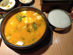 海鲜绢豆腐汤-土大力拌饭名家(丹尼斯百货店)