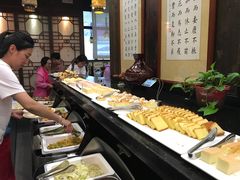 自助取餐区-素德轩素食餐厅(东港店)