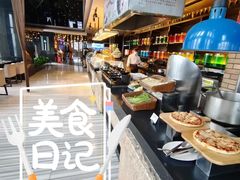 自助取餐区-唐拉雅秀酒店-西锦汇空中BBQ·思创餐厅