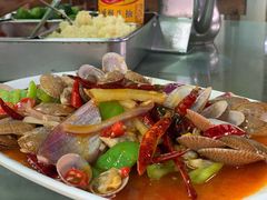 爆炒花甲-四川小胡子海鲜(丁村万人海鲜广场店)