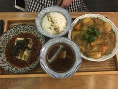 咖喱鸡套饭-良木缘咖啡西餐(优品道广场店)
