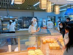 面包甜点陈列柜-木子木水日式烫面包(世界城光谷店)