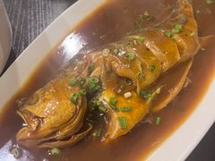 胶东酱焖黄花鱼-老牌坊鲁菜名店(宽厚里店)