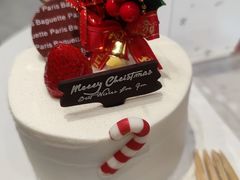初雪下的圣诞蛋糕-巴黎贝甜·生日蛋糕(环球中心店)