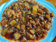 茄子烧肉-三居鲁味坊黄焖鸡(山大路店)