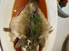 清蒸竹笋壳鱼-玫瑰厅上海菜(兴国路店)