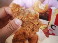 香辣鸡腿堡薯条套餐-肯德基(深圳湾体育中心店)