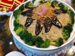 兰花鲍汁扣花菇-长春观斋补堂素菜馆