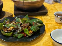 豉椒炒青口-天宝食坊·啫啫煲大排档(西华路店)