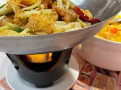 微辣干锅腊肉花菜-避风塘·金牌店·夜宵(金玉兰店)