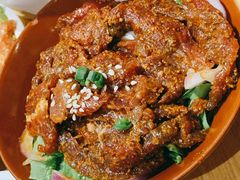 秘制香辣牛肉-胖记烤肉(江汉路店)