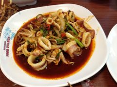 炒鱿鱼-班赞海鲜市场