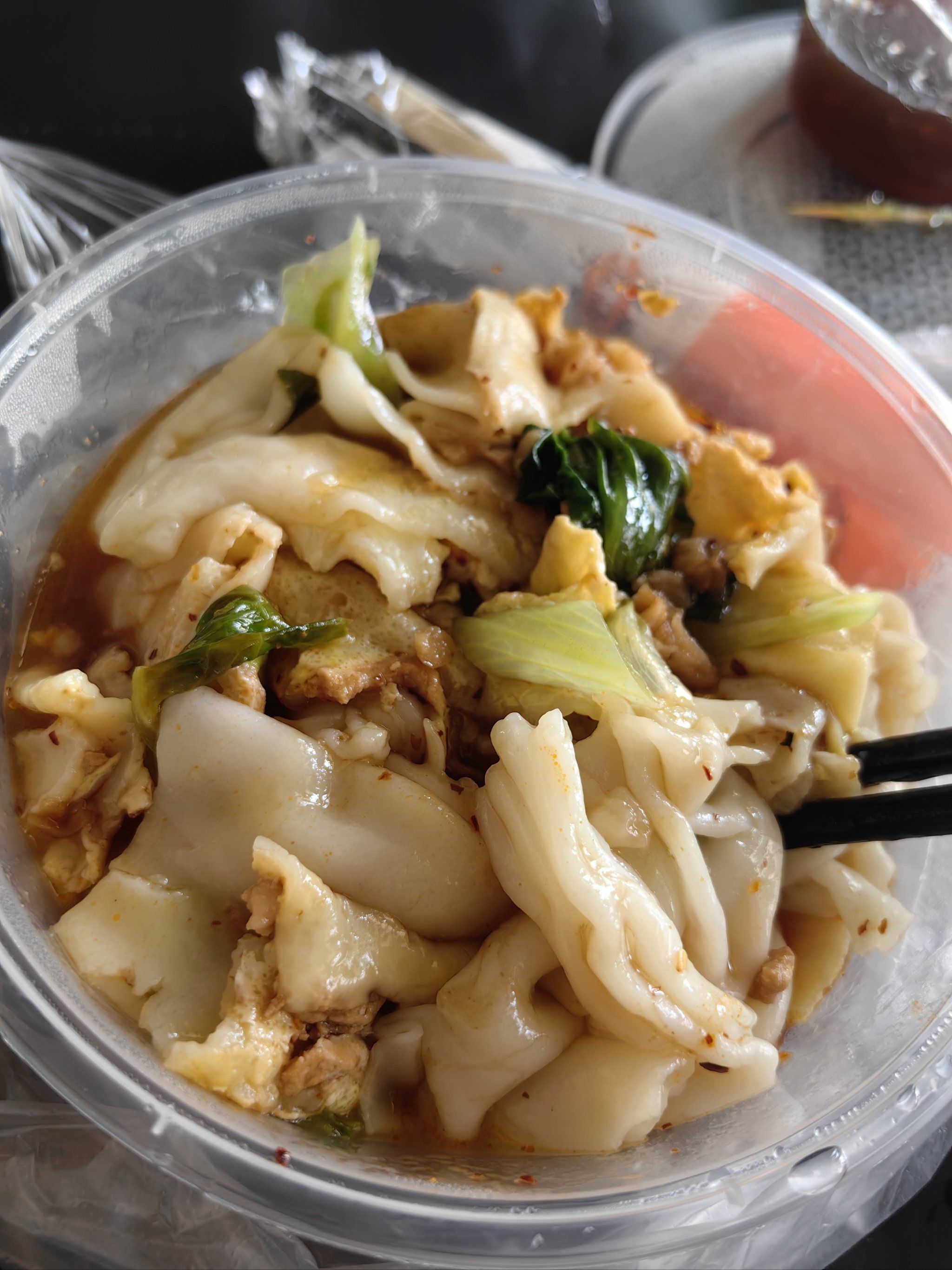 好吃的鸡蛋肉沫肠粉