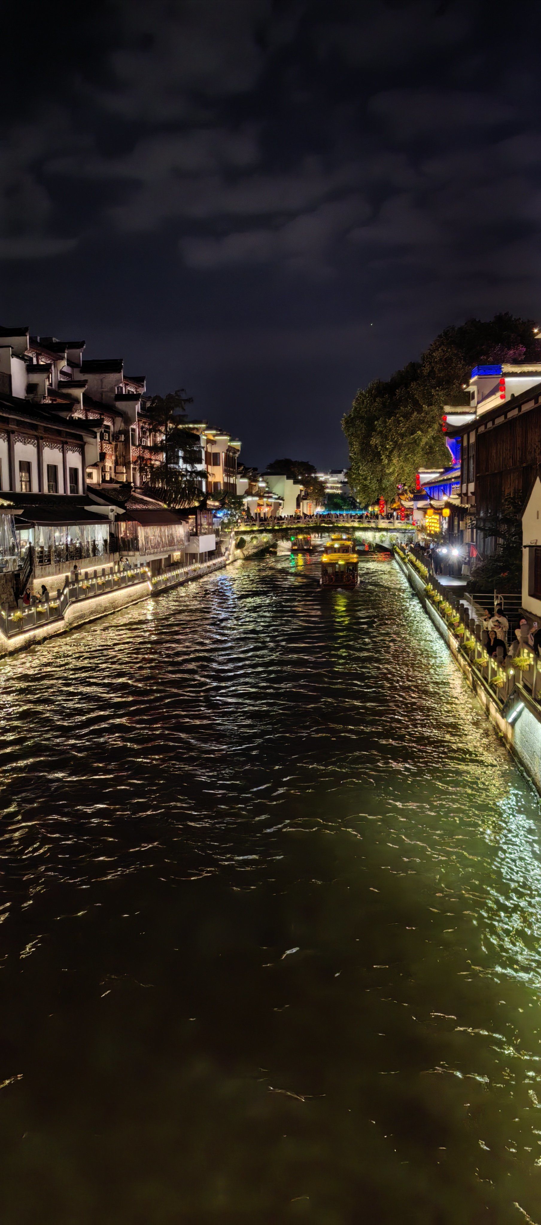 国庆期间的秦淮河