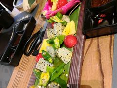 秋葵火龙果沙拉-黑牛の店·和牛烧肉(合生汇店)