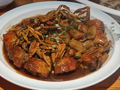 毛蟹炒年糕-大家发海鲜城夜排档(华山中路店)