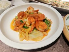 大虾炒白菜-羲和雅苑•北京烤鸭(瑞吉店)