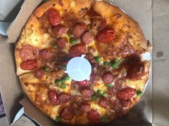 西班牙风情香肠肉酱比萨-达美乐比萨(东新路店)