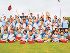 太阳花高尔夫夏令营~-太阳花英语村