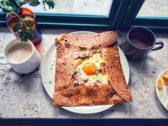 鸡蛋蘑菇熏肉荞麦可丽饼-RAC BAR(安福路店)