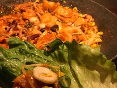 铁板章鱼五花肉-春熙台韩国料理·章鱼肥牛(西丽店)