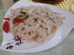 炒藕片-郑老八大酒店