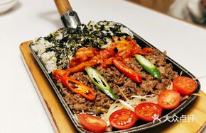 Iron Shovel Sauce Grilled Beef Rice