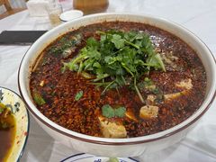 红汤水煮黄辣丁-陈胖子鱼庄(黄辣丁新津店)