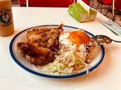 生炸鸡腿蛋饭-食运茶餐厅(文化宫店)