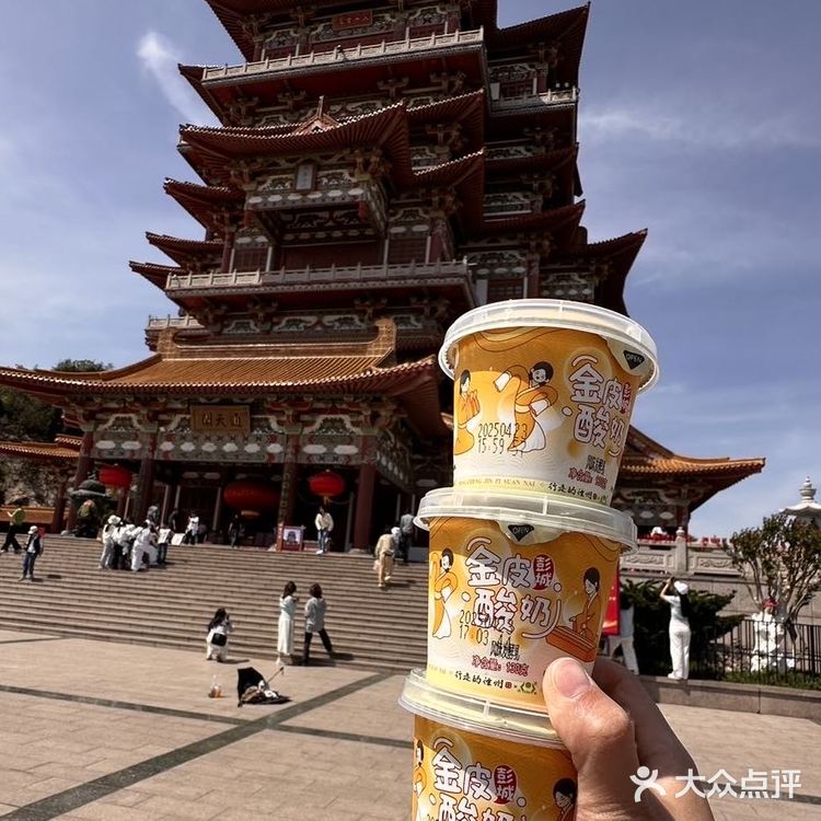 在宝莲寺吃到了这一口！跟普通的酸奶真不一样