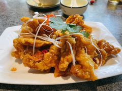 锅包肉-华盛园卷子王农家菜水库鱼