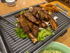 -海派美食·家宴海鲜青岛菜·石锅鲽鱼头(东方城店)