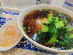 现炒虾仁面-东吴面馆(因果巷店)